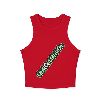 Micro Rib ChilloutChillOnTank Top