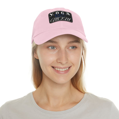 Yoga Dad Hat with Leather Patch