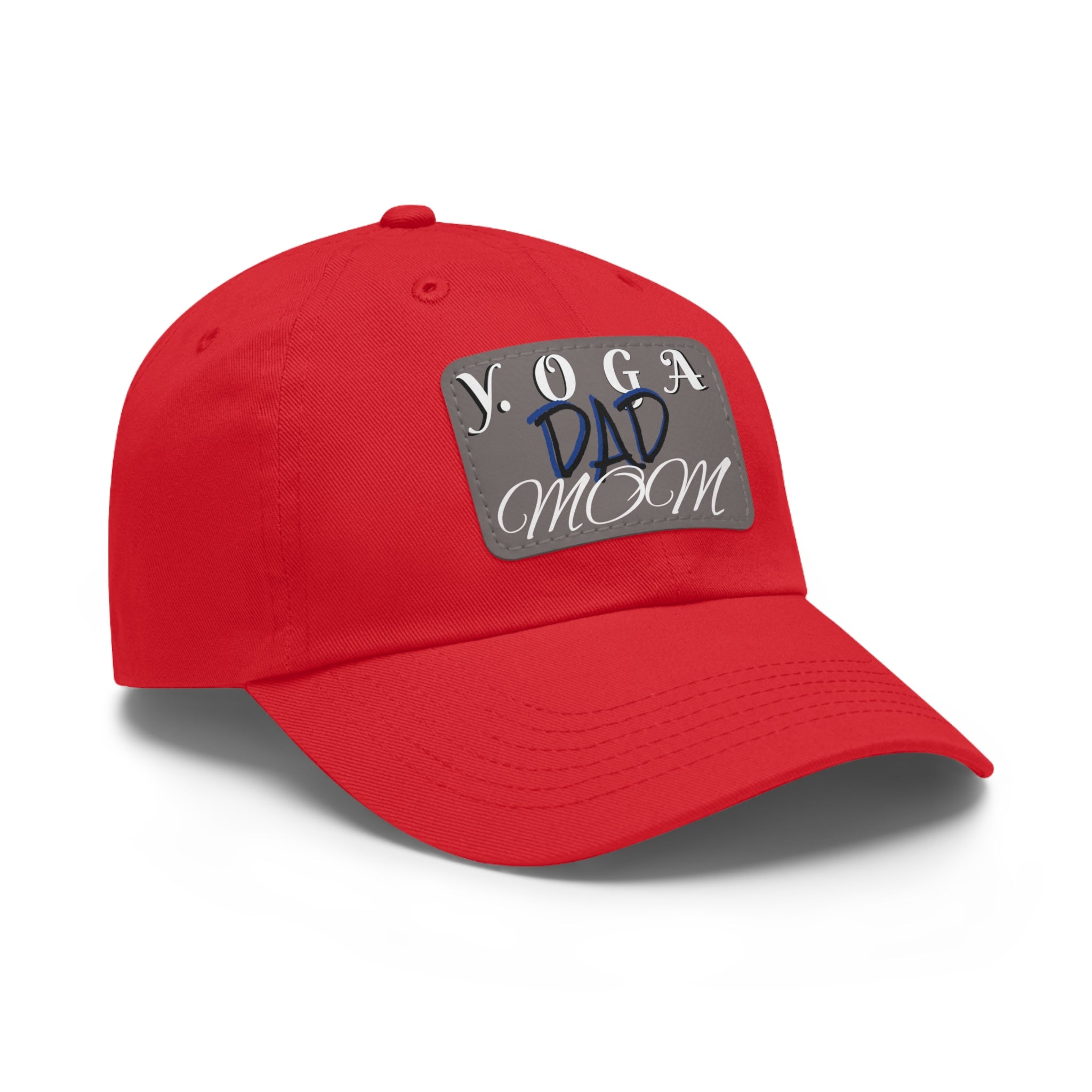 Yoga Dad Hat with Leather Patch - Casual Style for Active Parents