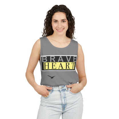 Brave Heart Tank Top | Unisex Garment-Dyed Tee