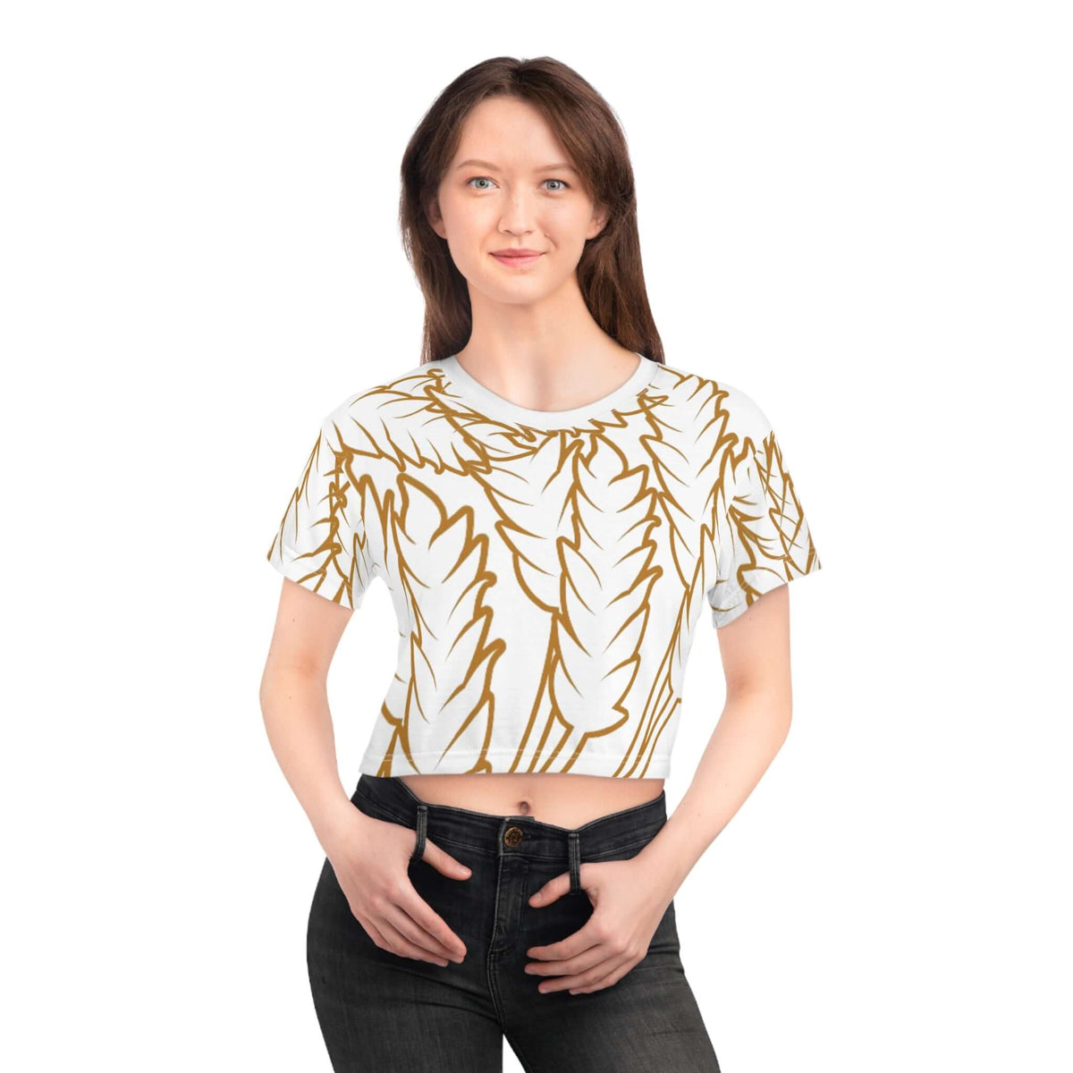 Rcnsons Crop Tee (AOP)