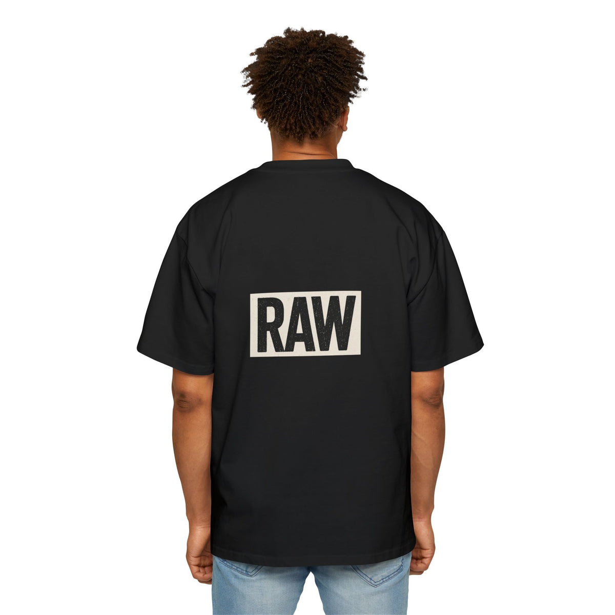 Oversized Tee - Raw Unique Design Printify