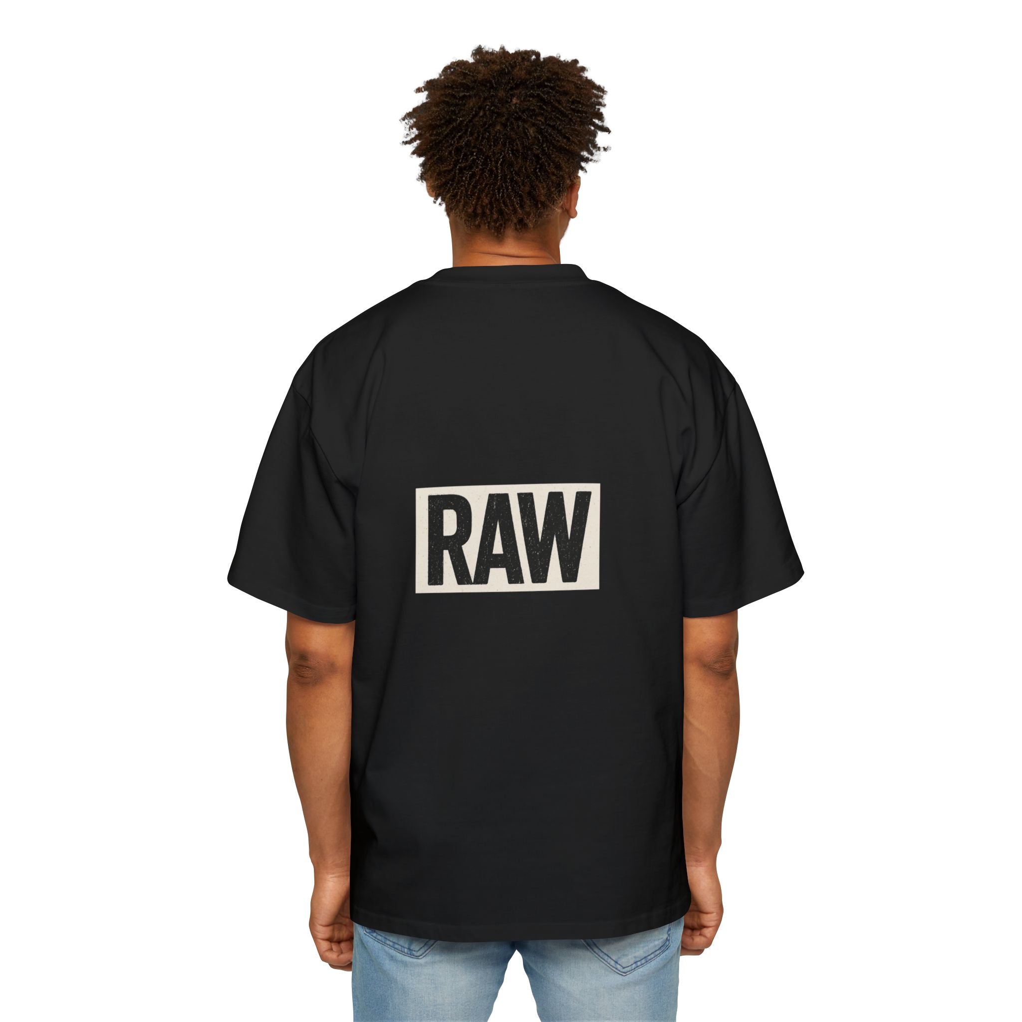 Oversized Tee - Raw Unique Design Printify