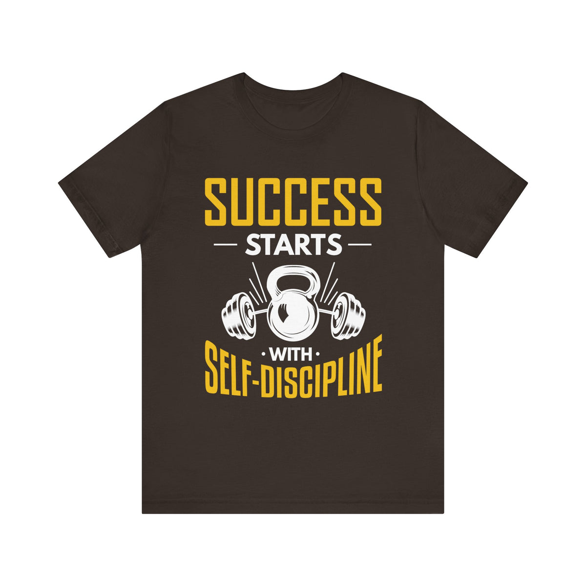 Le succès commence par le tee-shirt unisexe d’autodiscipline 