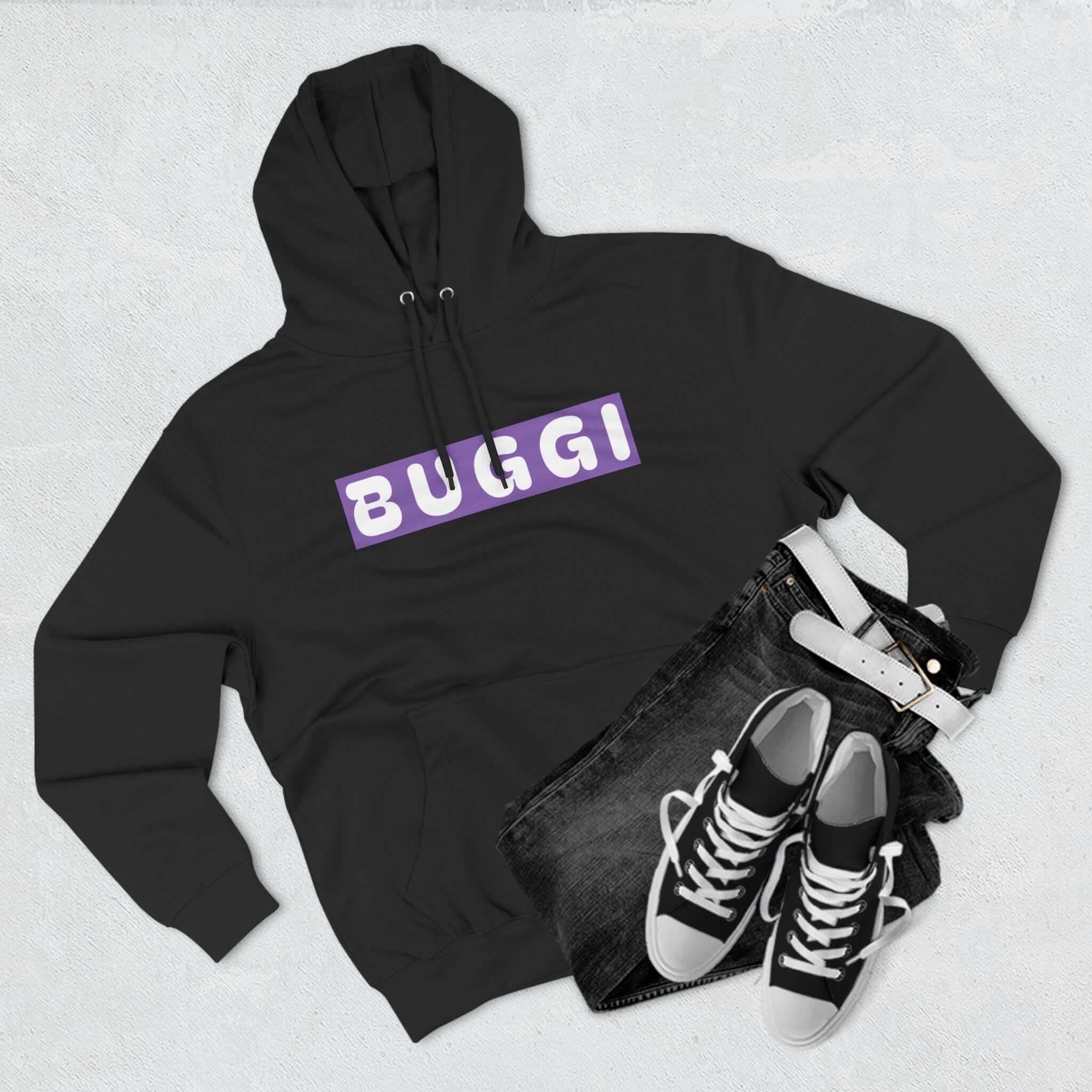Hoodie BUGGI RC'nSONS Three-Panel Fleece Printify