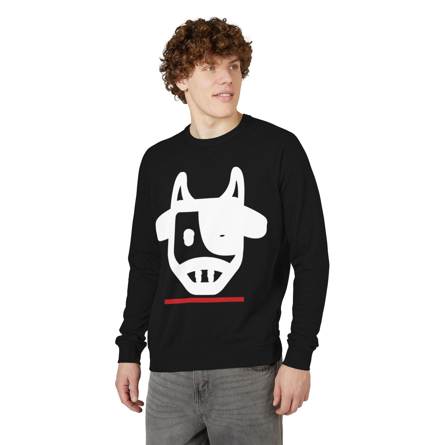 Raglan Crewneck Sweatshirt - Elegante Design Printify