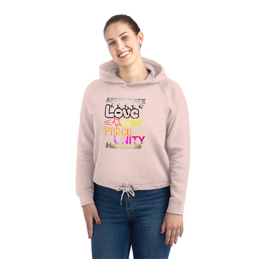 Appreciate Bower Cropped Hoodie Sweatshirt