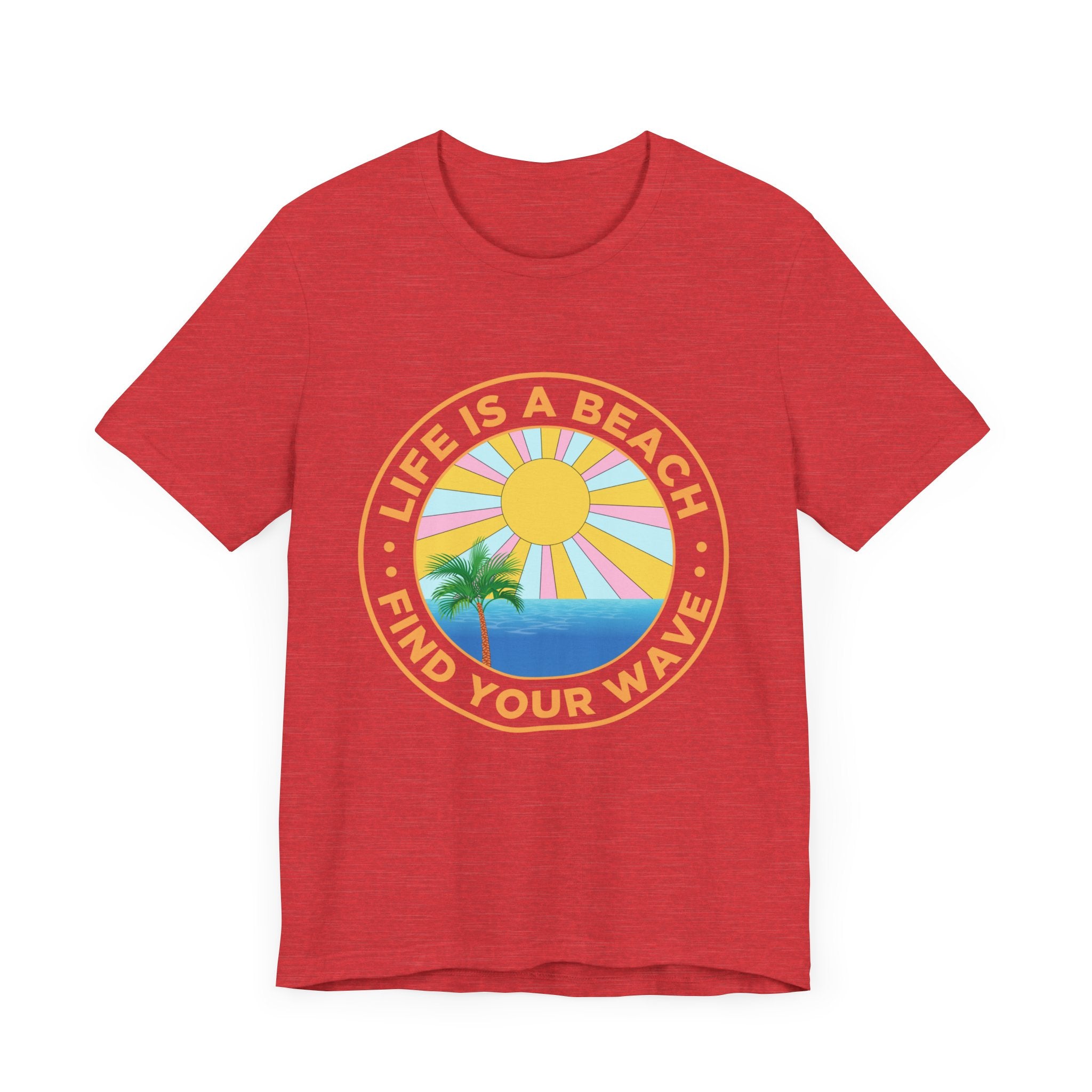 La vie est un tee-shirt unisexe de plage 