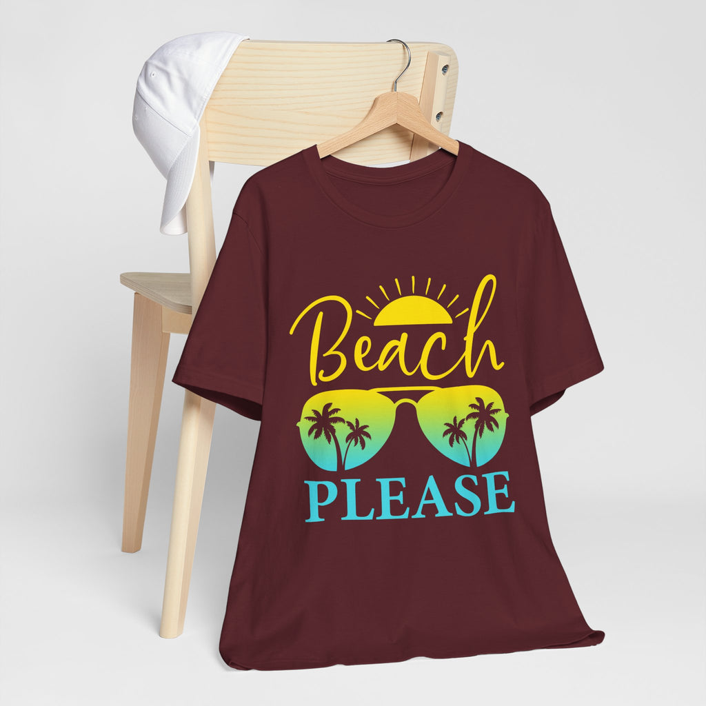 Plage s’il vous plaît Tee unisexe 