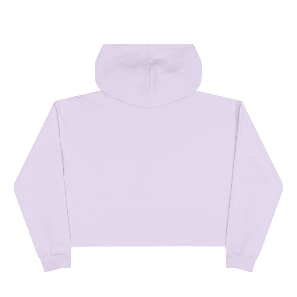 Snowflake Crop Hoodie - ' I'm with Him Let it Snow' design