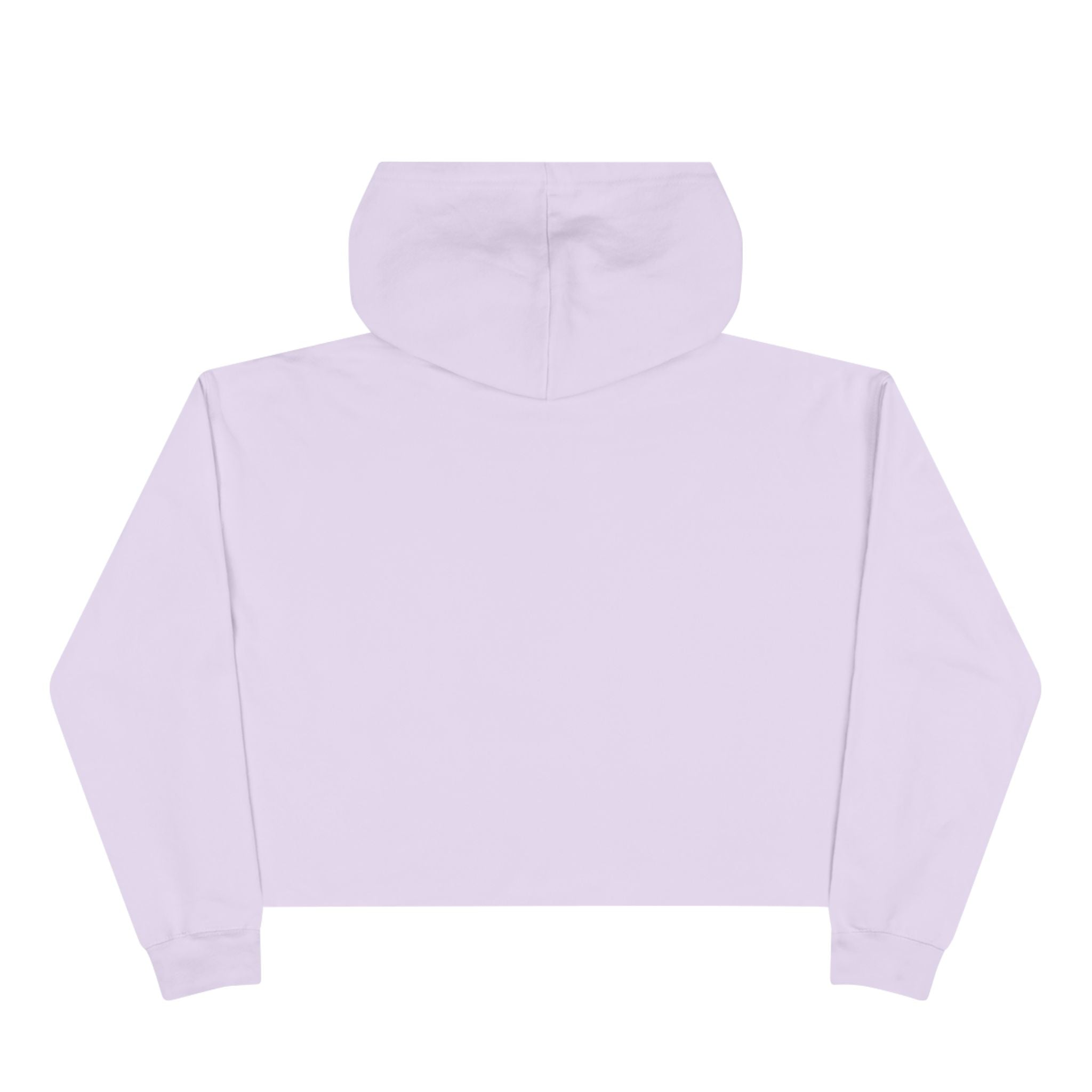 Snowflake Crop Hoodie - ' I'm with Him Let it Snow' design