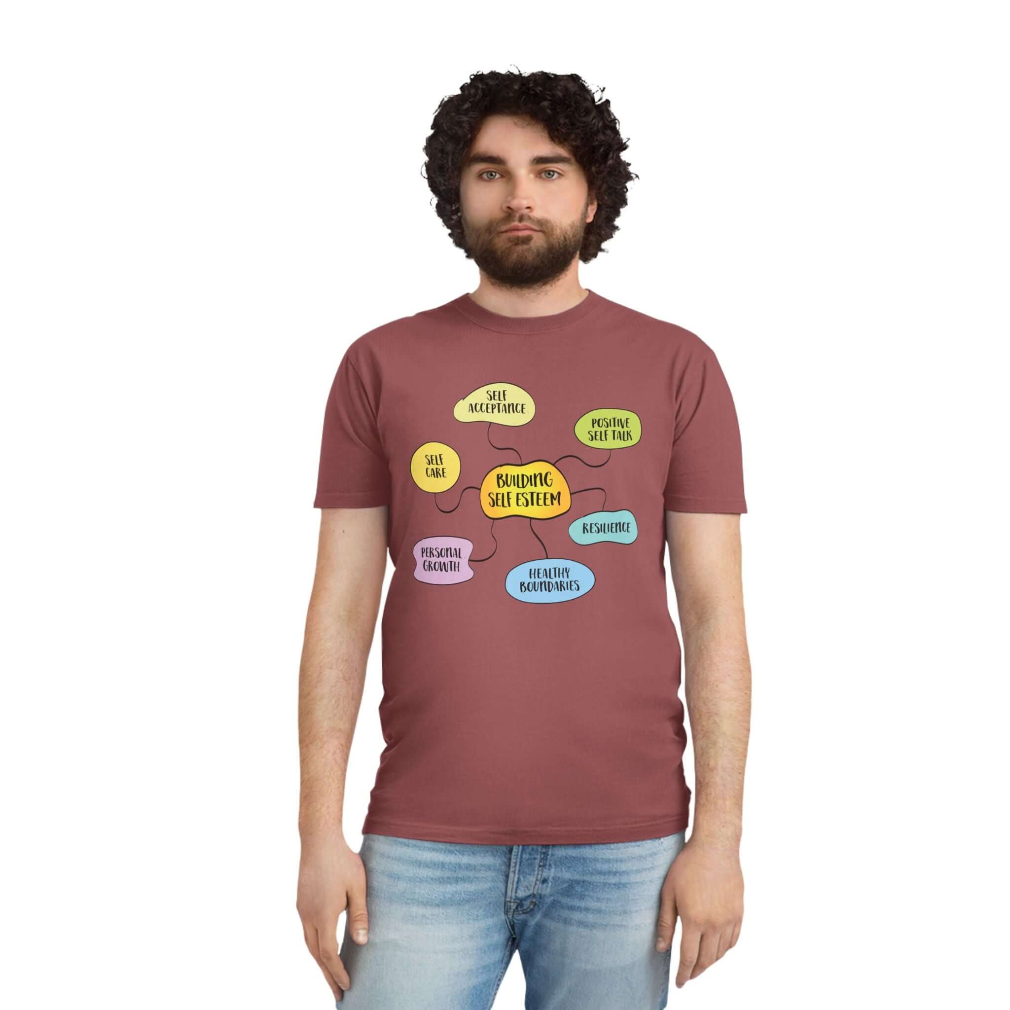 Faded Shirt - Building Self-Esteem Graphic Tee