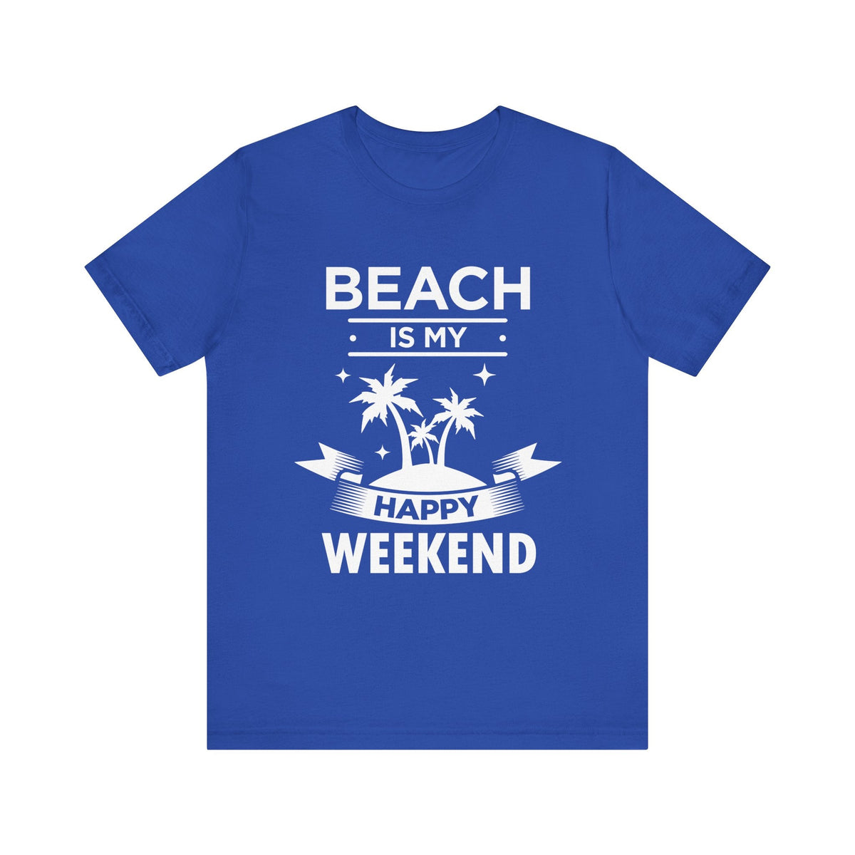 Beach Is My Happy Weekend Unisex Tee Printify
