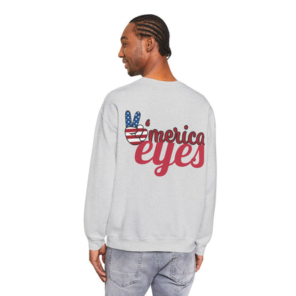 America Eyes Sweatshirt: Unisex, Heavy blend