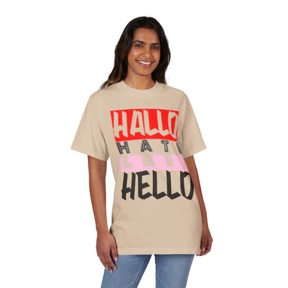 Hate Less Unisex Drop-Shoulder T-Shirt - Trendy Casual Wear