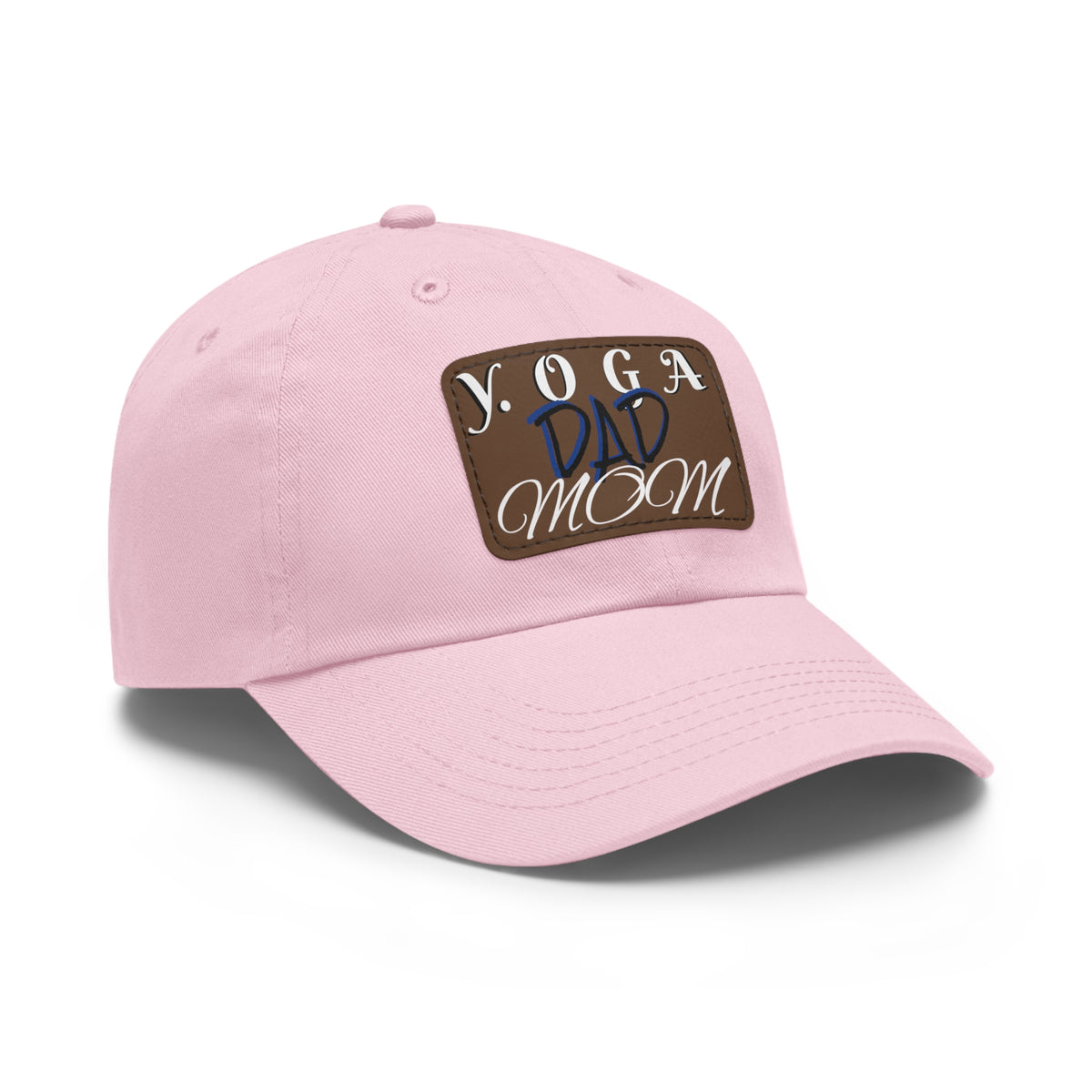 Yoga Dad Hat with Leather Patch - Casual Style for Active Parents