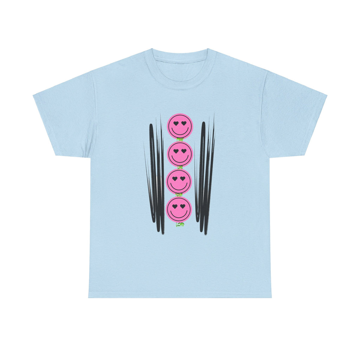 RCNSONS Unisex Heavy Cotton Smileys Tee