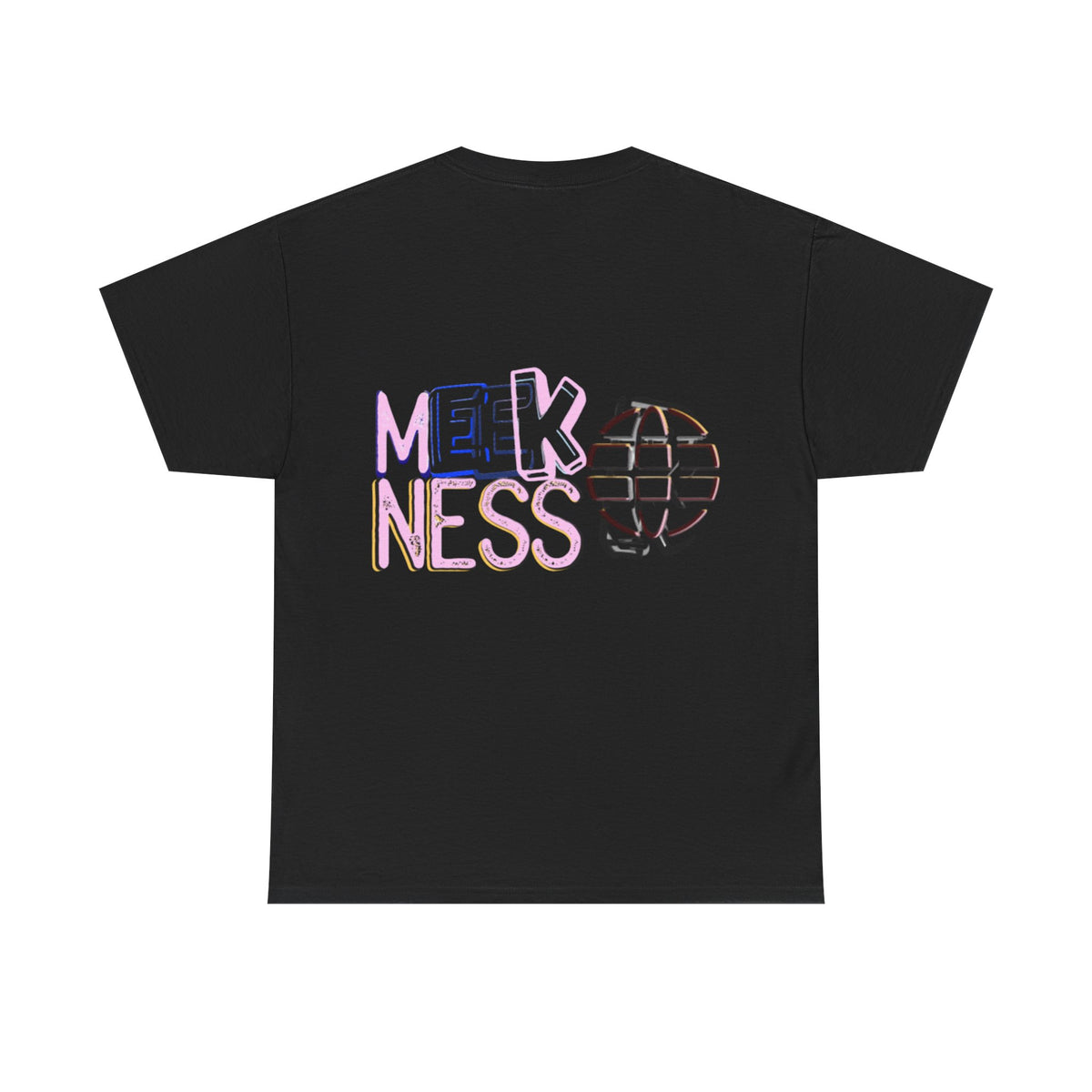 Unisex Heavy Cotton Tee - 'MEEKNESS' Graphic Shirt for Casual Wear