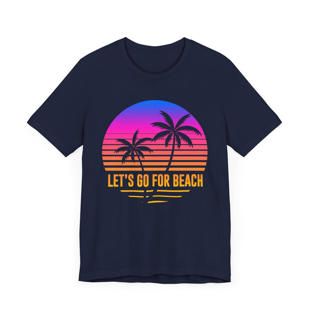 Allons-y pour la plage Tee-shirt unisexe 