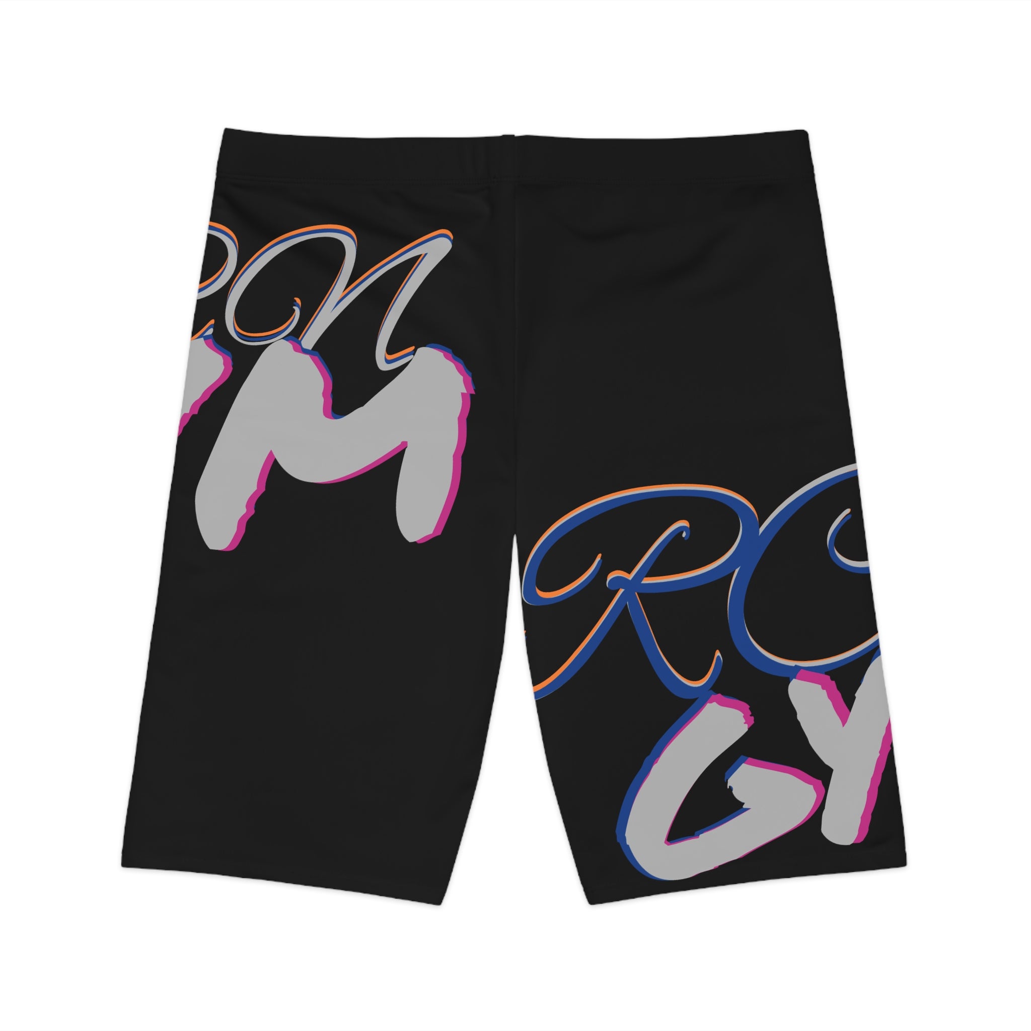Stylish Women's Bike Shorts - Activewear with Bold Graphics