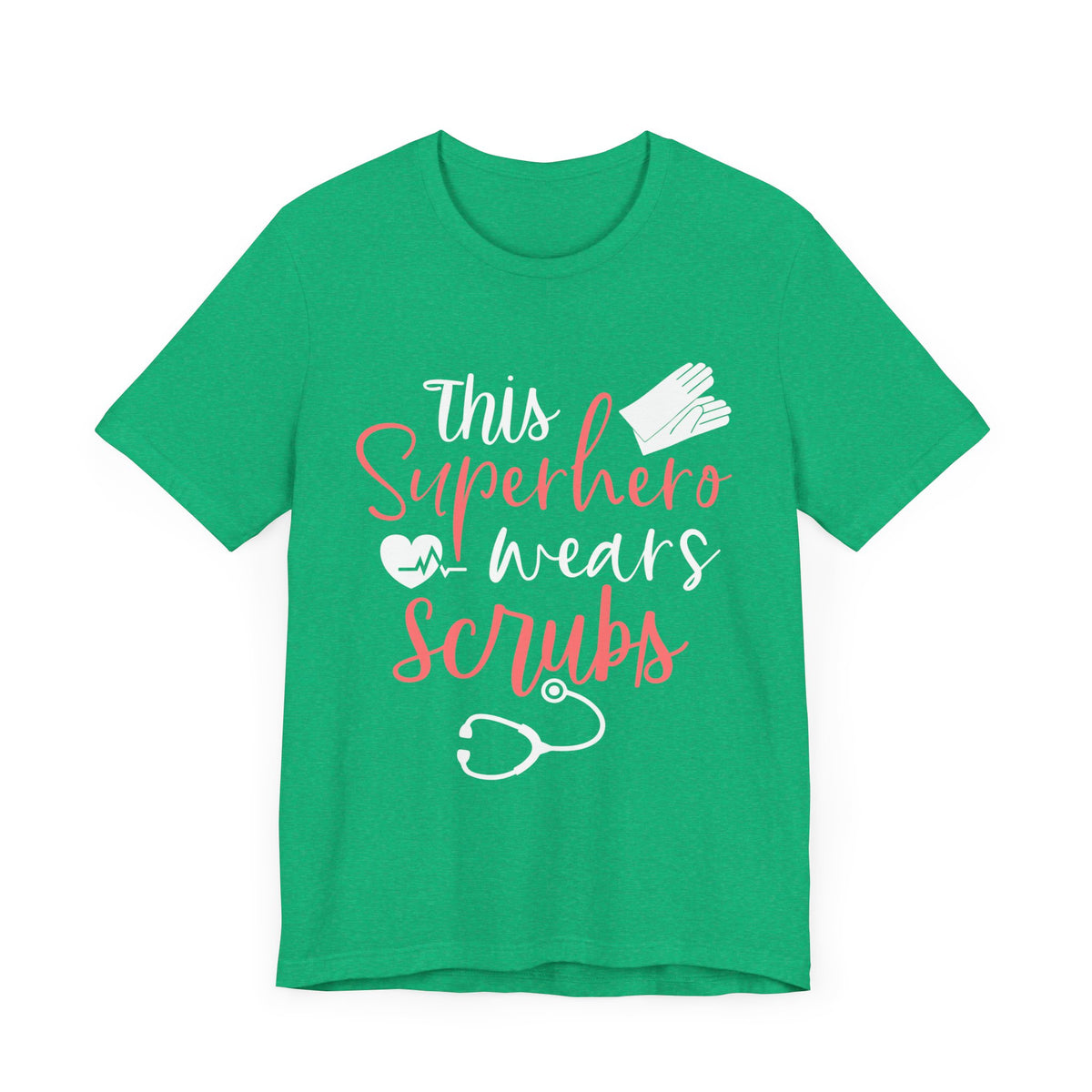 Ce super-héros porte un tee-shirt unisexe Scrubs 