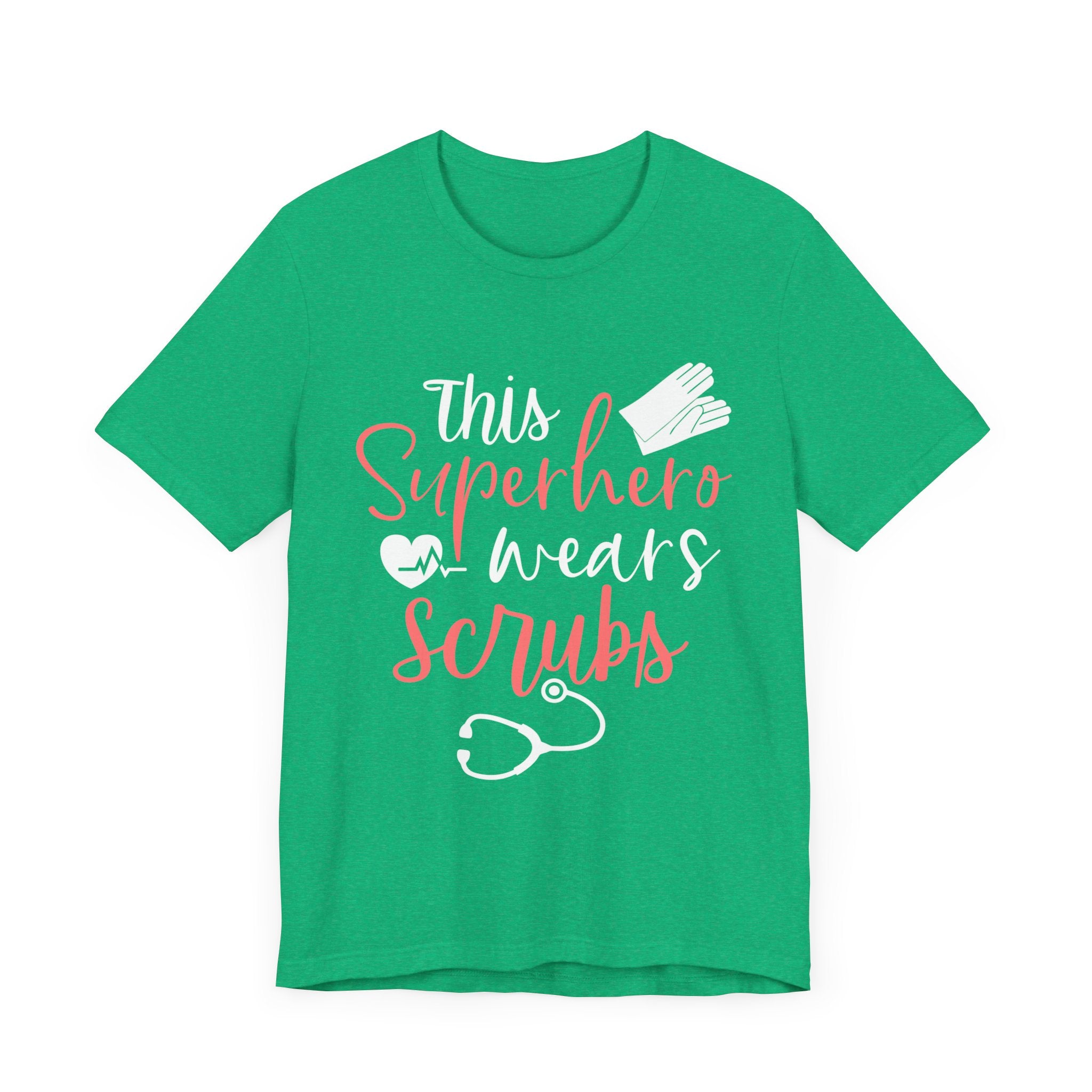Ce super-héros porte un tee-shirt unisexe Scrubs 
