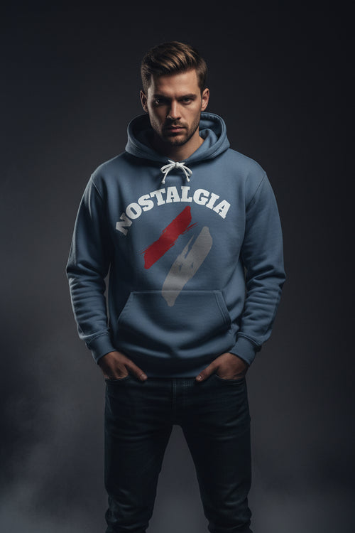 Nostalgia Hoodie: Unisex Lightweight Sweatshirt for Cool Days, Casual Wear, Gift for Friends, Retro Aesthetic, Perfect for Spring Printify