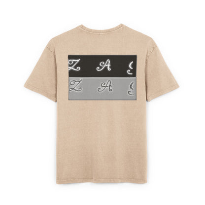 Oversize Tee - Zagzag Acid Washed Design