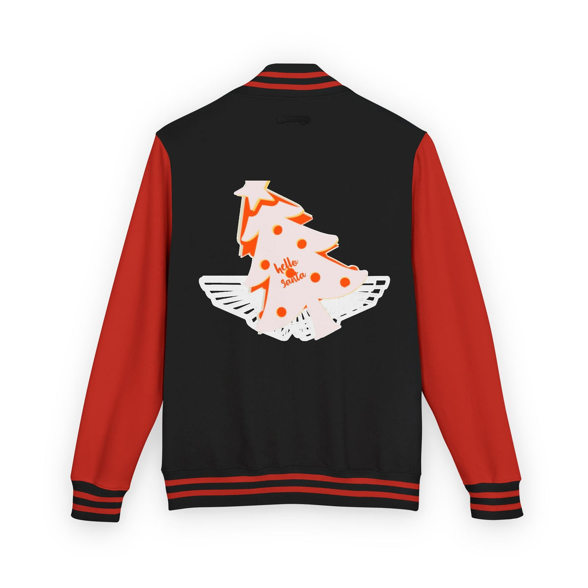 Letterman Jacket - 'hello santa' Design Printify