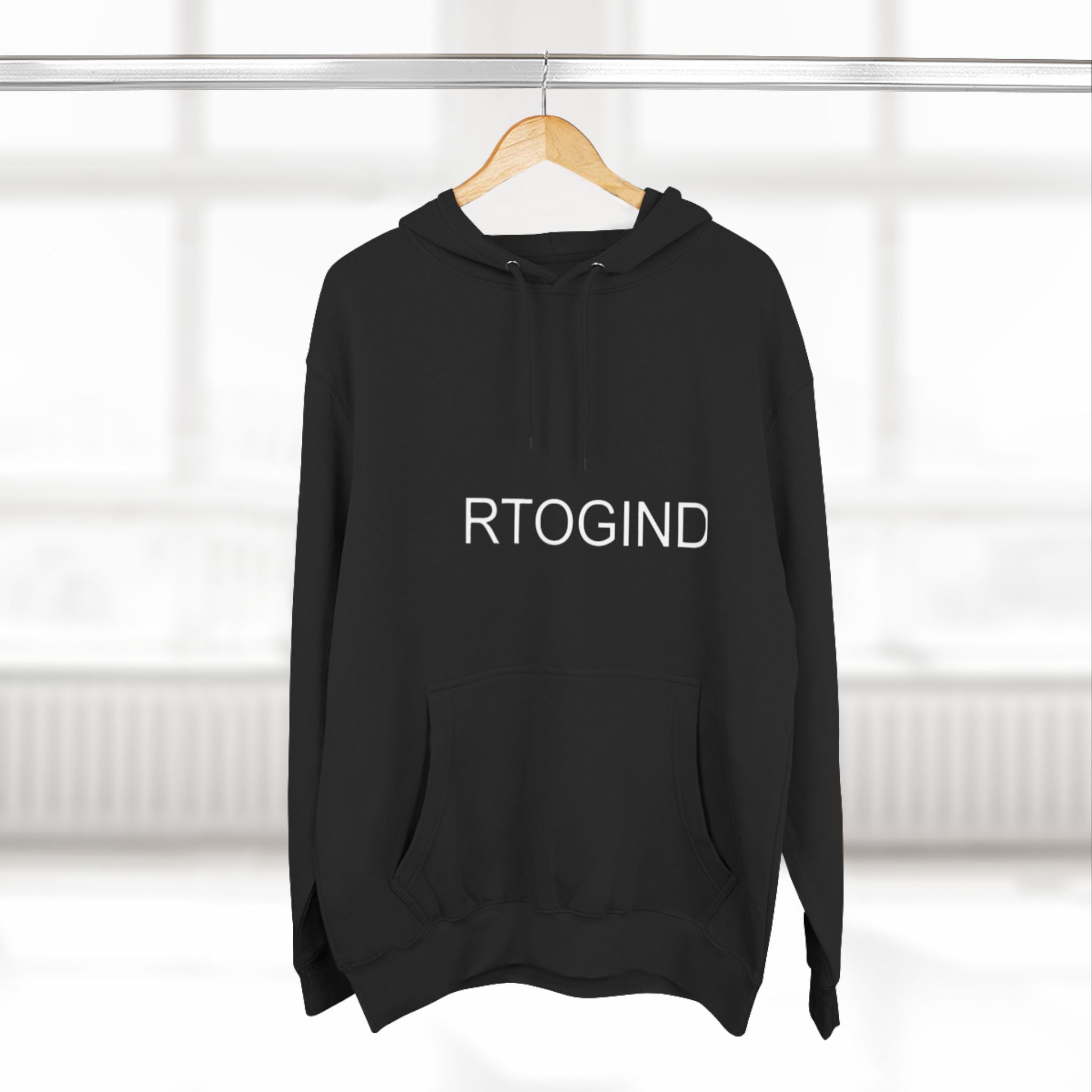 RCMSONS Three-Panel Fleece Hoodie
