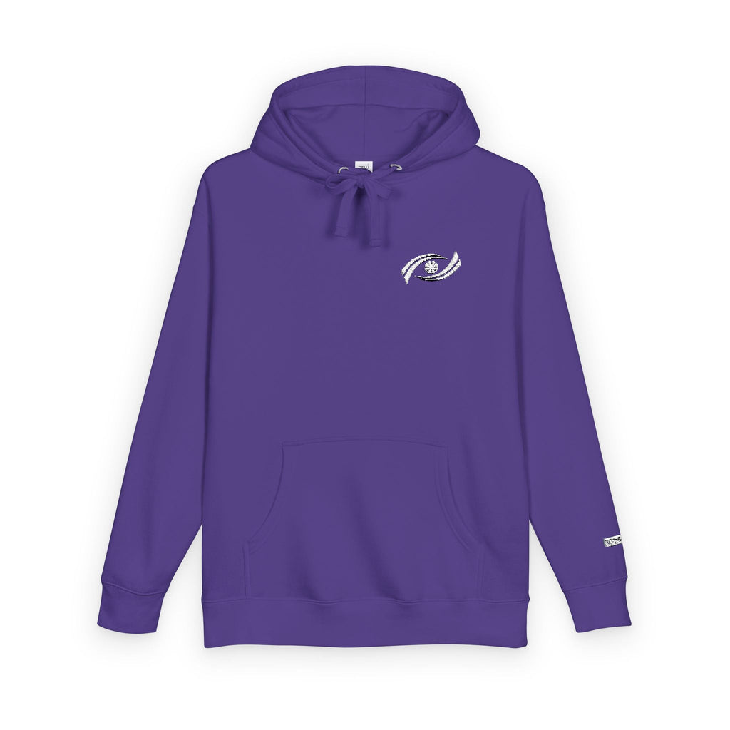 Cozy Unisex Fleece Hoodie with Artistic Design, Casual Wear, Gift for Him/Her, Fall Fashion, Everyday Comfort Printify