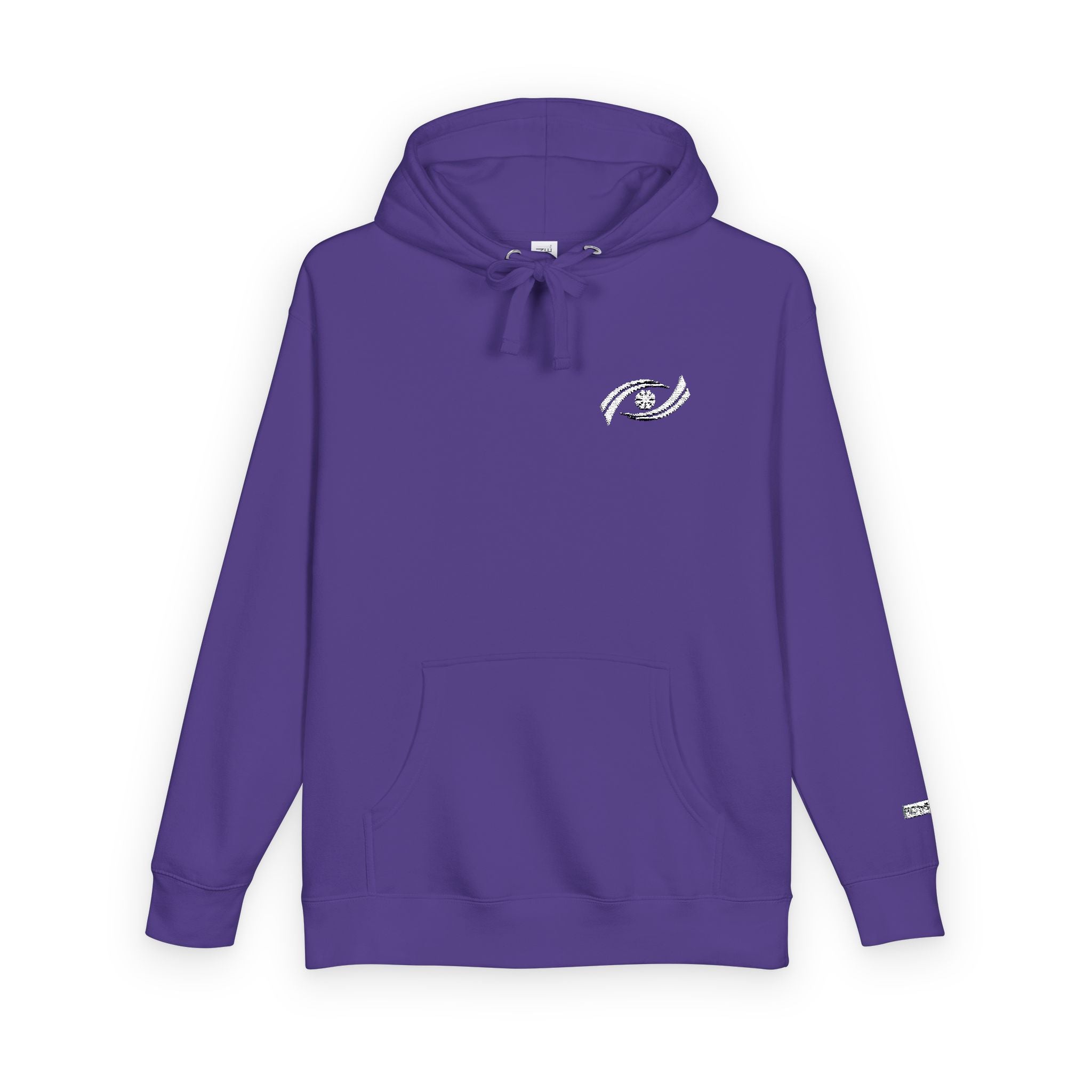 Cozy Unisex Fleece Hoodie with Artistic Design, Casual Wear, Gift for Him/Her, Fall Fashion, Everyday Comfort Printify