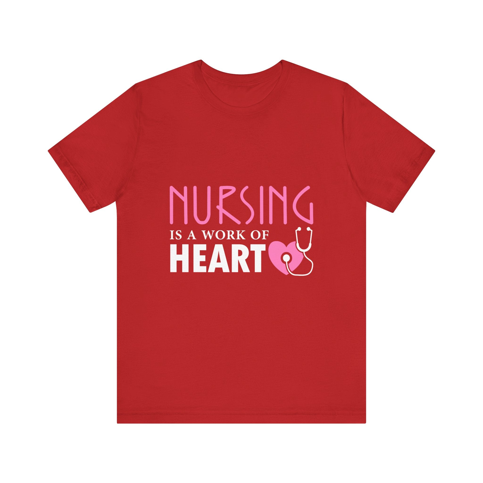 Les soins infirmiers sont une œuvre de cœur Unisex Tee 