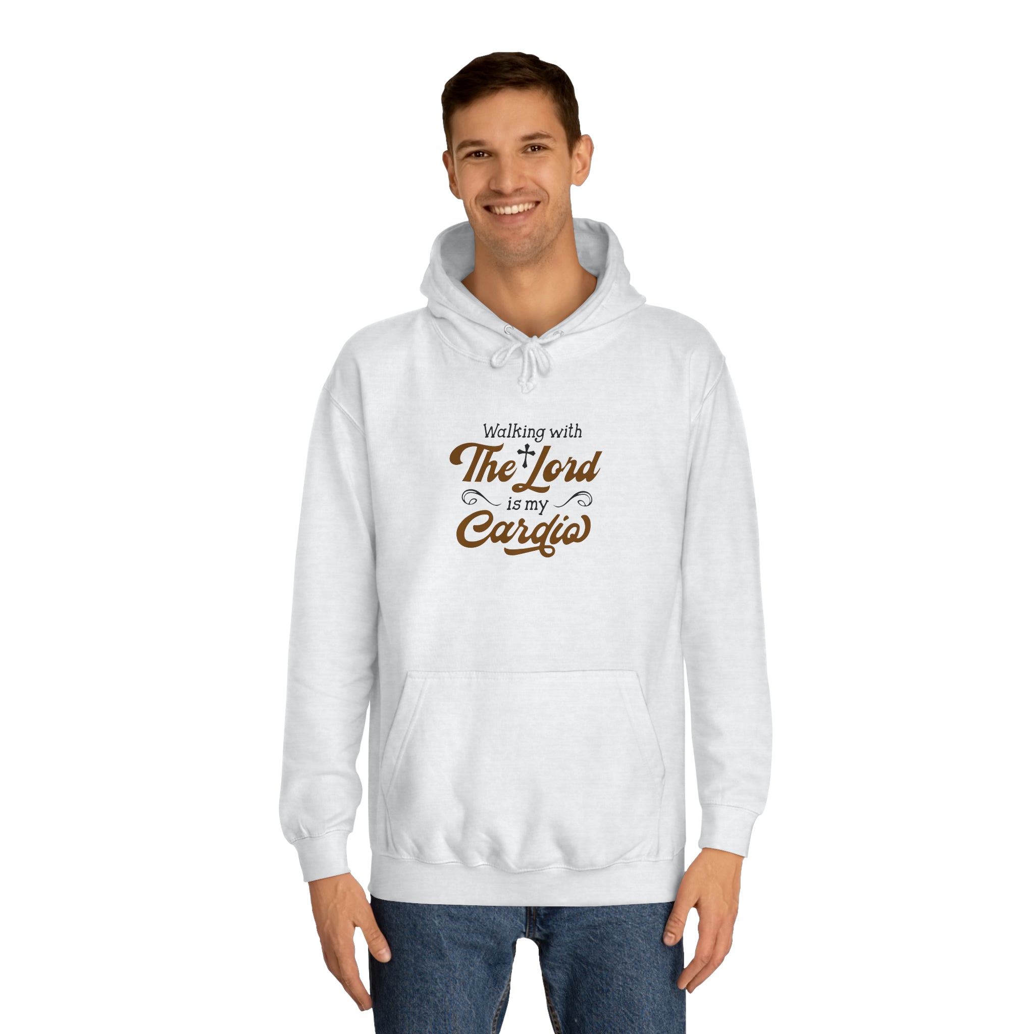 Marcher avec le sweat à capuche unisexe du Seigneur 