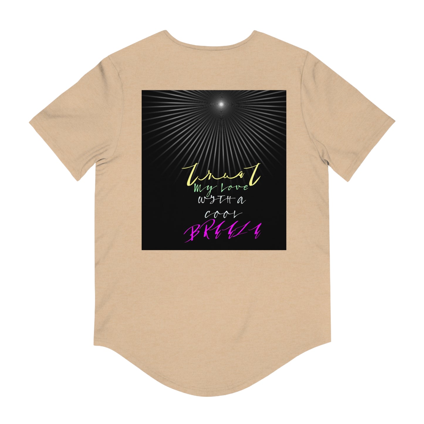 Men's Jersey Curved Hem Tee