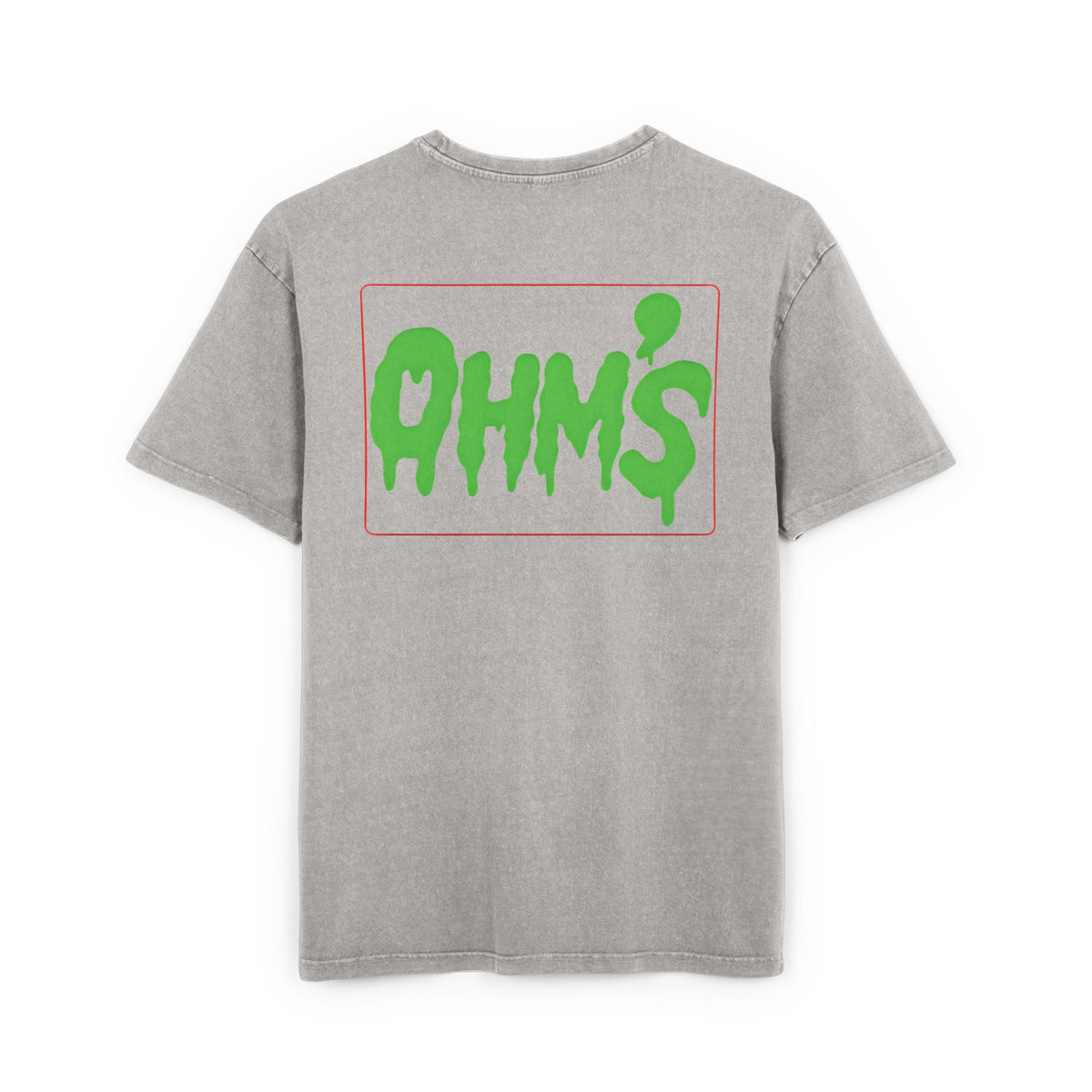 T-Shirt Olm’s Mann Acid Washed Heavy Oversize Tee for Men