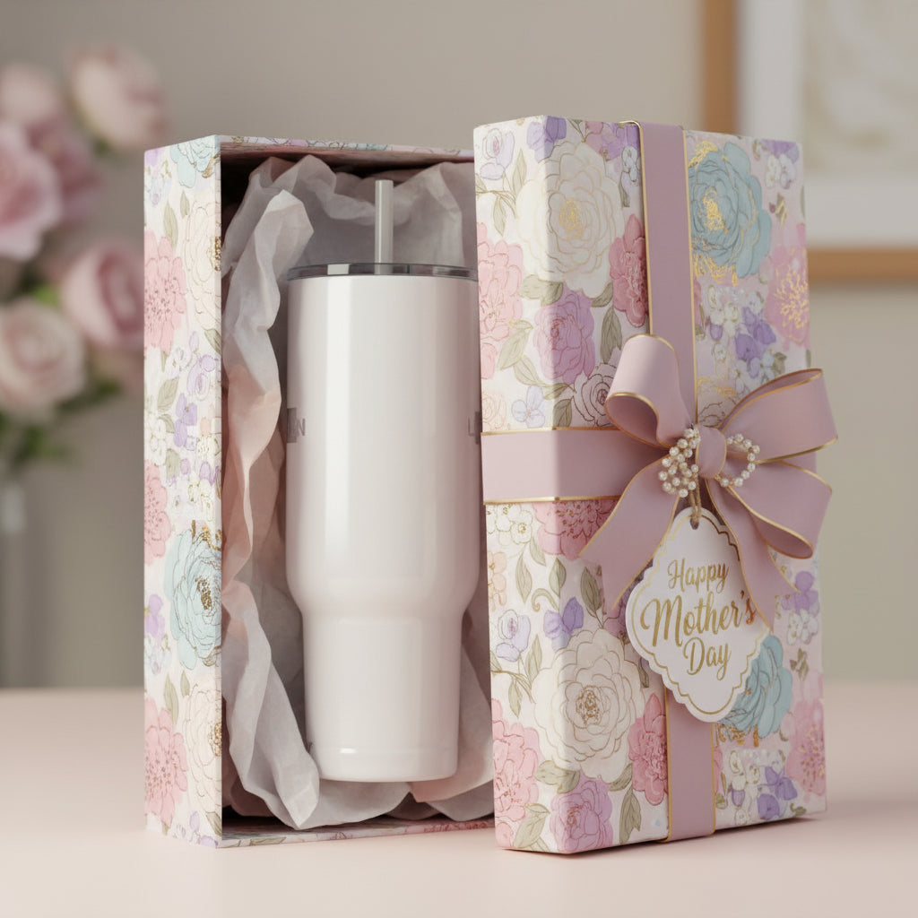 Tumbler - Lieb‘ MaMaN Engraved Insulated 40oz Cup with Lid