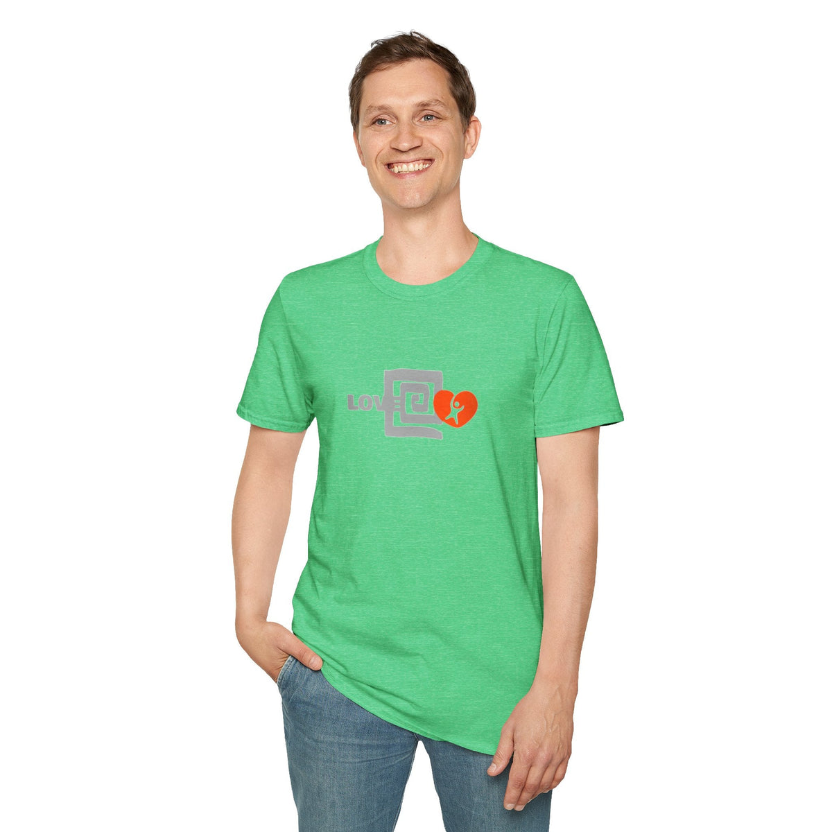 Cute Love Graphic Unisex T-Shirt Printify