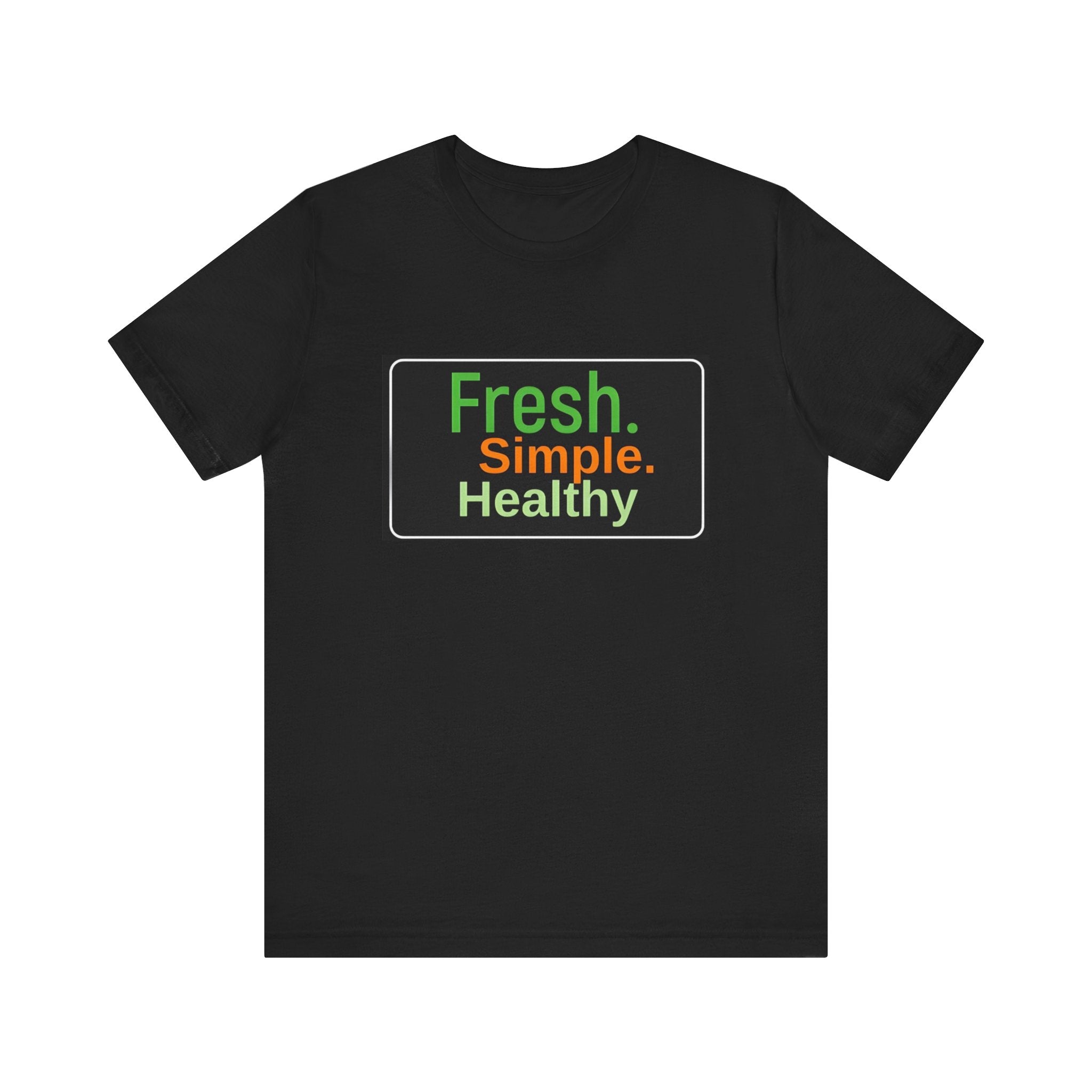 Unisex Fresh Simple Short Sleeve Tee