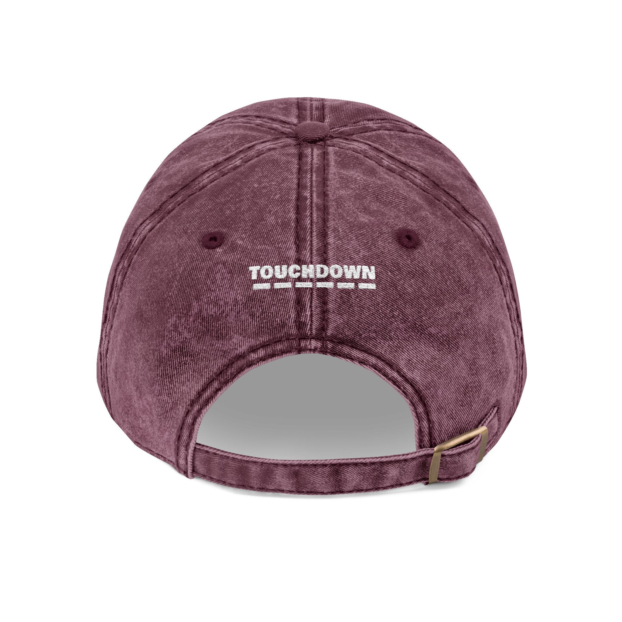 Embroidered Vintage Cap - Touchdown Sports Fan Hat