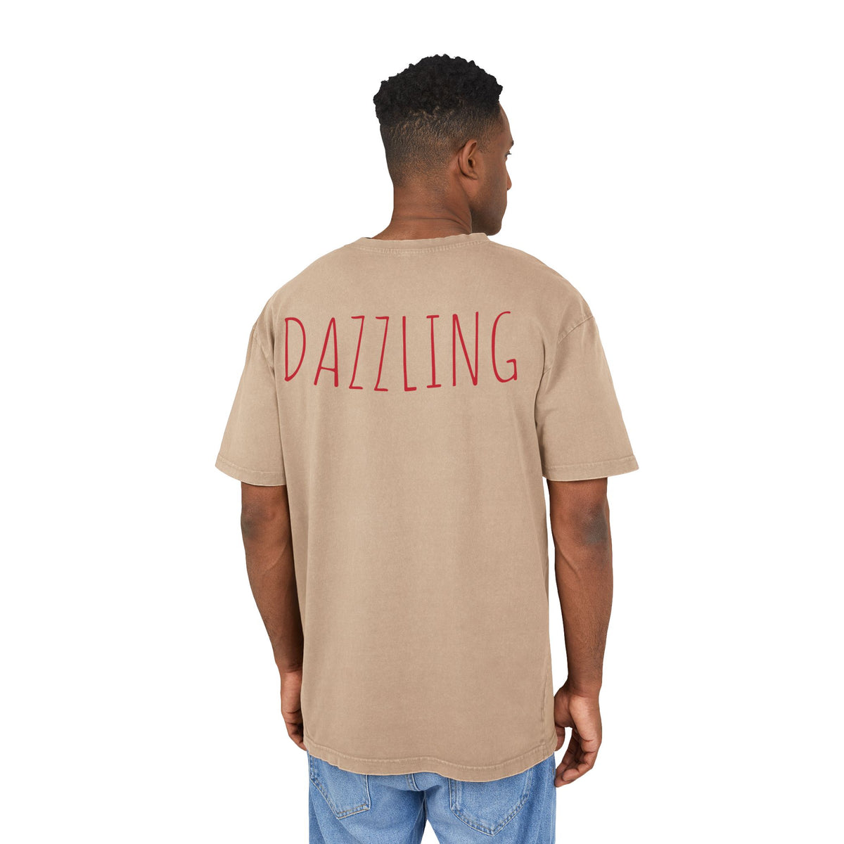 Oversize Tee  - Dazzling Acid Washed T-Shirt