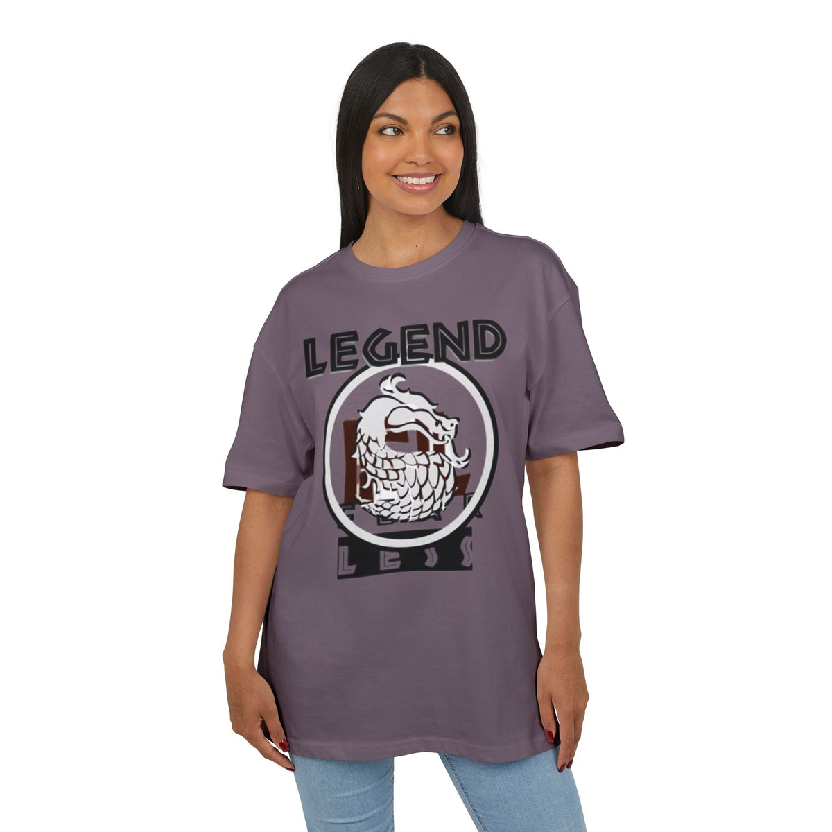 Unisex Heavy Oversize Tee - Legend Graphic Tee for Trendy Style