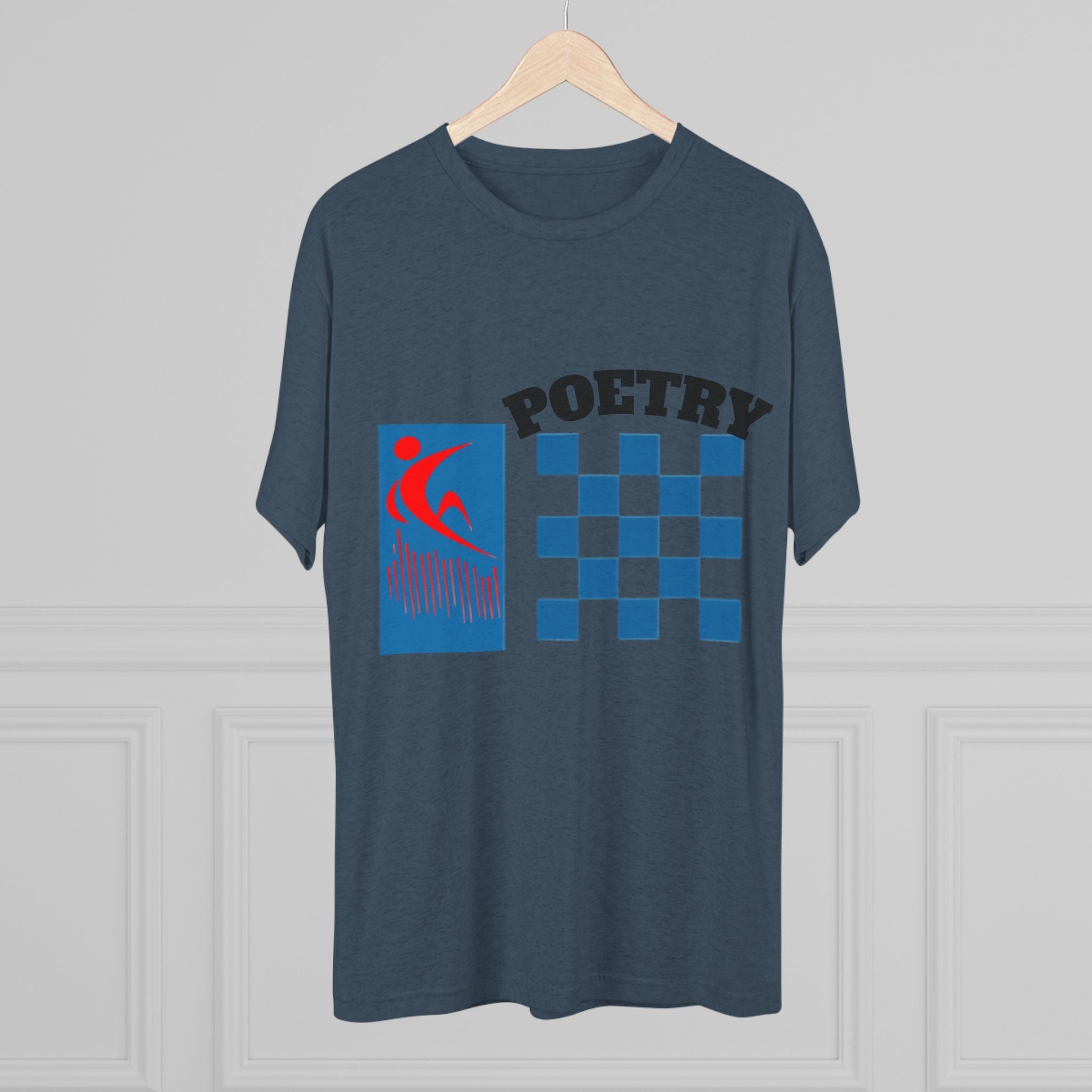 Poetry Inspired Unisex Tri-Blend Crew Tee - Soft Casual Wear for Artistic Souls, Perfect for Poetry Lovers, Gift for Writers, Creative [...] Printify