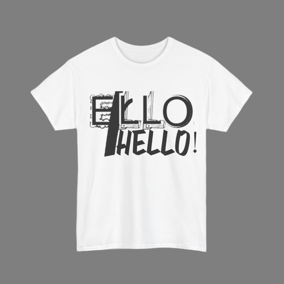 Hello Unisex Tee - Casual and Stylish Cotton T-Shirt for All Occasions
