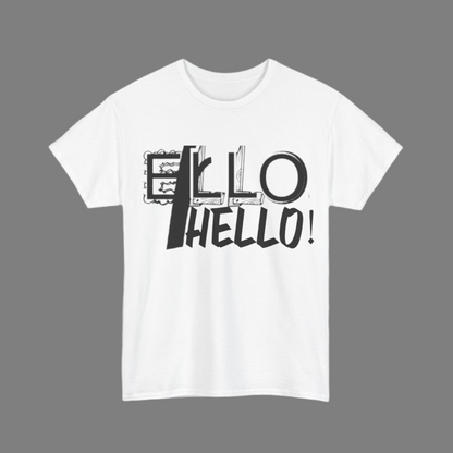 Hello Unisex Tee - Casual and Stylish Cotton T-Shirt for All Occasions