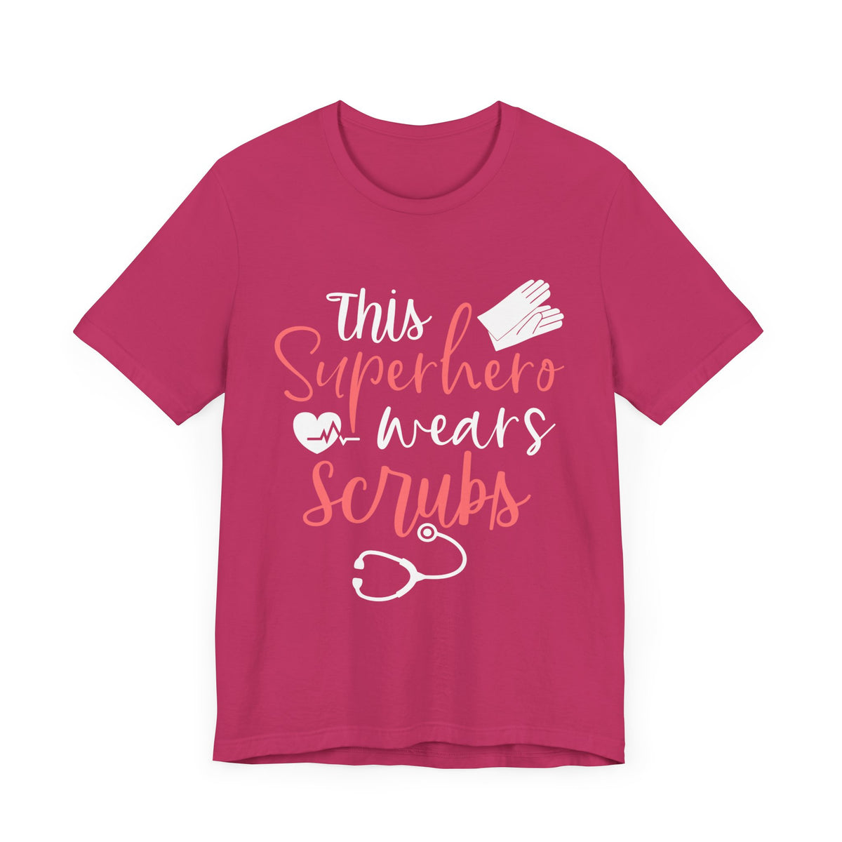 Ce super-héros porte un tee-shirt unisexe Scrubs 