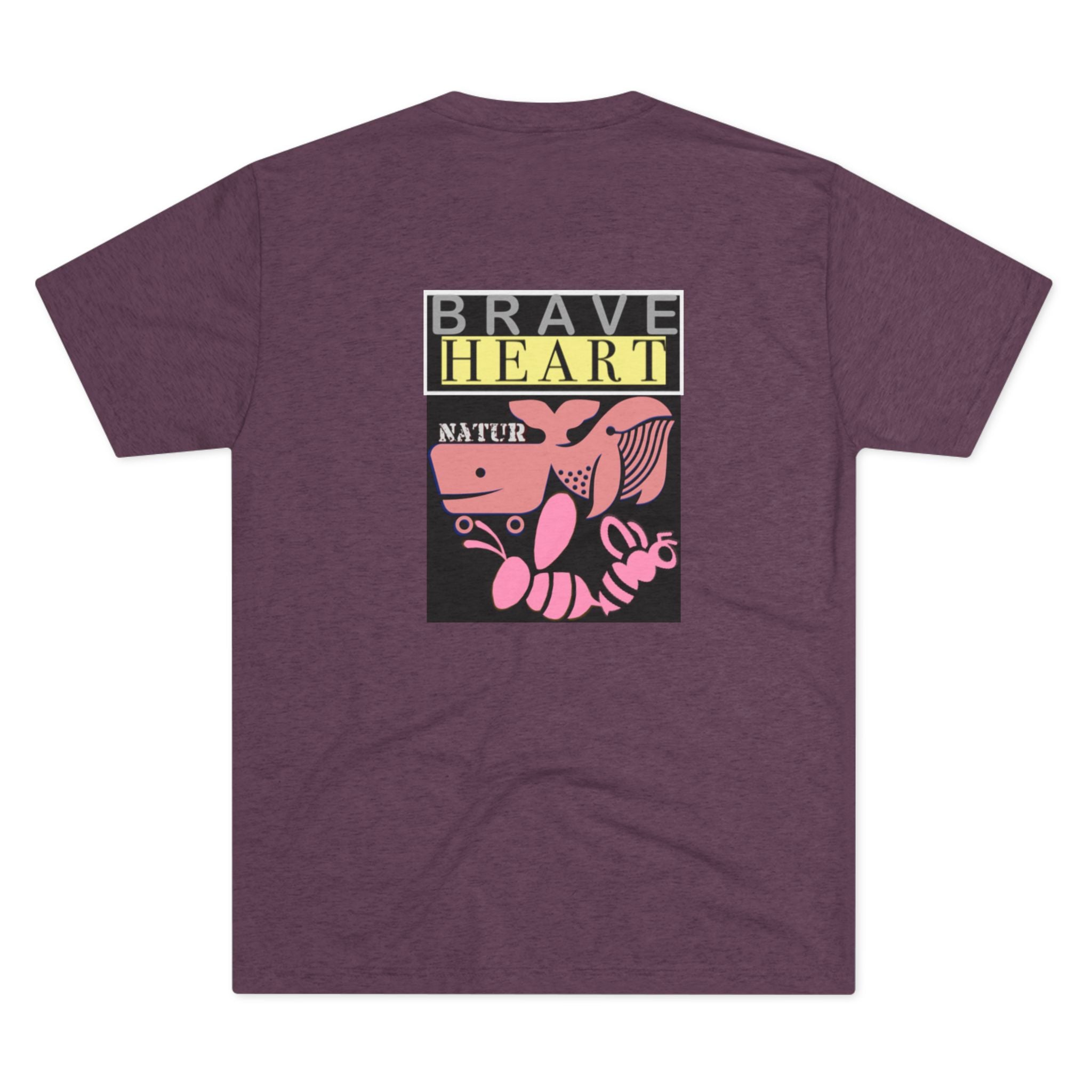 Brave Heart Tri-Blend Unisex T-Shirt
