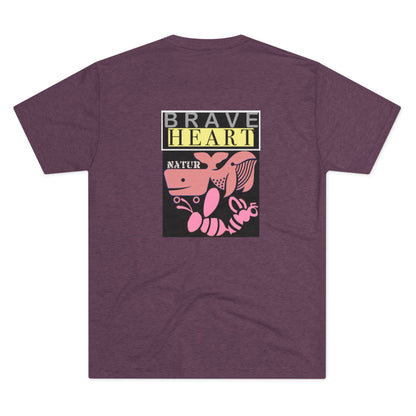 Brave Heart Tri-Blend Unisex T-Shirt
