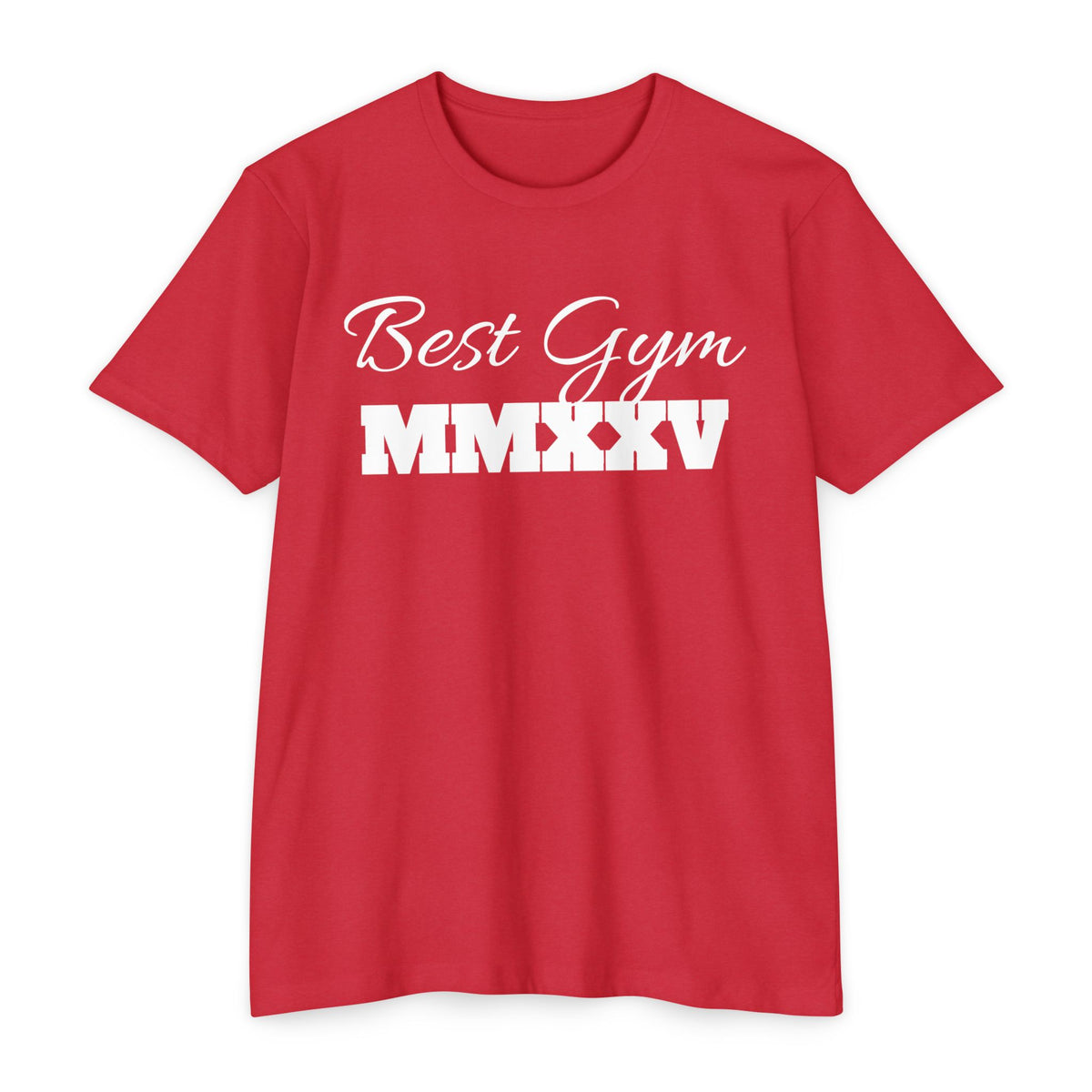 Best Gym Unisex CVC Jersey T-Shirt - Comfortable Fitness Apparel