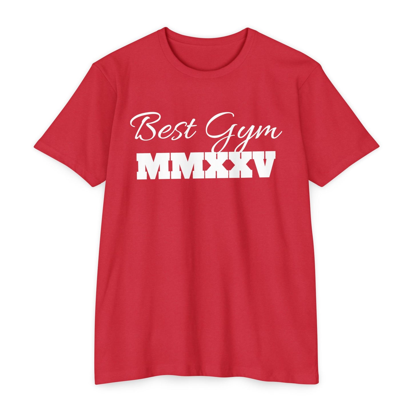 Best Gym Unisex CVC Jersey T-Shirt - Comfortable Fitness Apparel